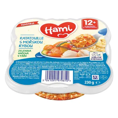 Hami Příkrm zeleninové ratatouille s mořskou rybou