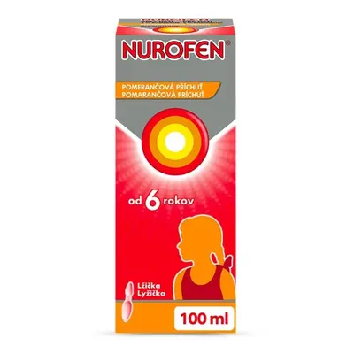 NUROFEN PRO DĚTI POMERANČ 40MG/ML Perorální suspenze 100ML