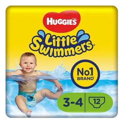 Huggies® Little swimmers Plenkové plavací kalhotky 7–15 kg (velikost 3–4)