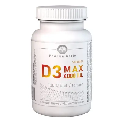 Vitamin D3 MAX 4000 I.U. tbl.100