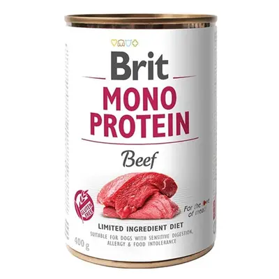 Brit Mono protein Konzerva pro psy – hovězí