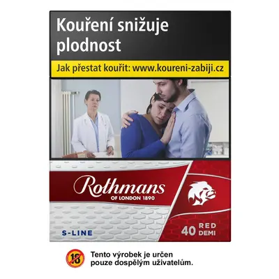 Rothmans S-Line 40s Red