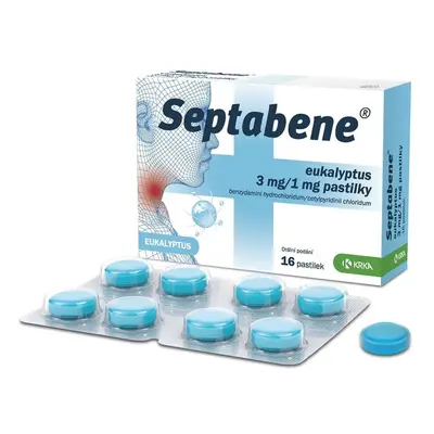 SEPTABENE EUKALYPTUS 3MG/1MG pastilka 16