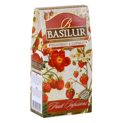 Basilur Fruit Strawberry & Raspberry tea sypaný