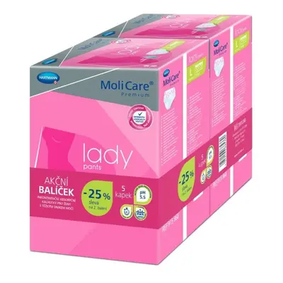 MoliCare Lady Pants 5kap. vel. L Duopack 2x7ks