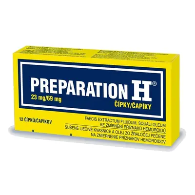 PREPARATION H 23MG/69MG čípek 12