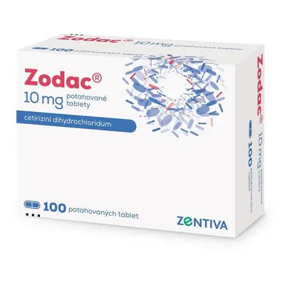 ZODAC 10MG Potahovaná tableta 100