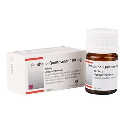 PANTHENOL QUINTESENCE 100MG Tableta 20