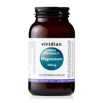 Viridian High Potency Magnesium 300mg cps.120