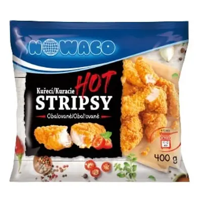 Nowaco Kuřecí stripsy hot obalované