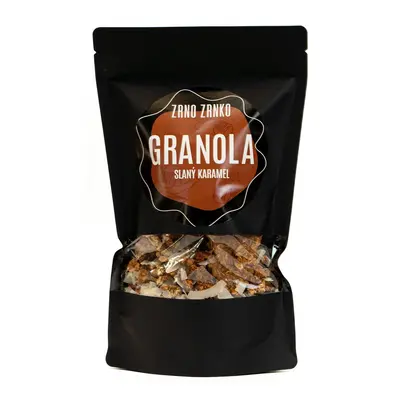 Zrno zrnko Řemeslná granola Slaný karamel