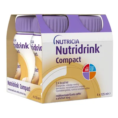 NUTRIDRINK COMPACT S PŘÍCHUTÍ KÁVY perorální roztok 4X125ML