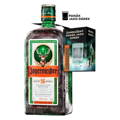 Jägermeister 35 % obj. + panák jako dárek