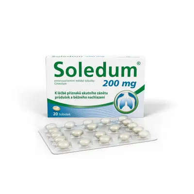 SOLEDUM 200MG Enterosolventní měkká tobolka 20