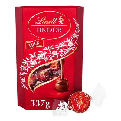 Lindt LINDOR bonboniéra Maxibalení pralinek Mléčná čokoláda