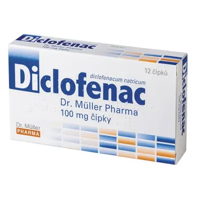 DICLOFENAC DR. MÜLLER PHARMA 100MG čípek 12