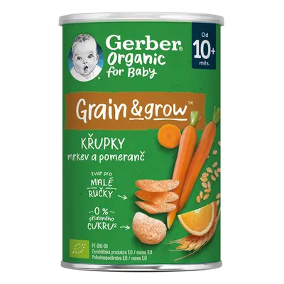 Gerber organic BIO Křupky s mrkví a pomerančem