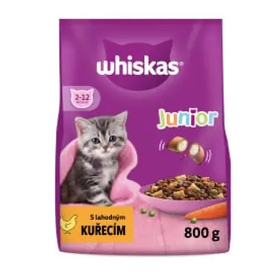 Whiskas Junior granule s kuřecím pro kočky