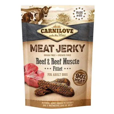 Carnilove Jerky pro psy – hovězí tyčinka