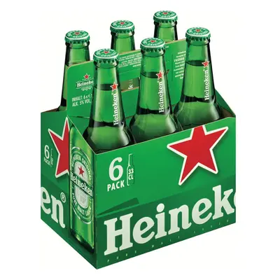 Heineken Světlý ležák sklo 6×0,33 l