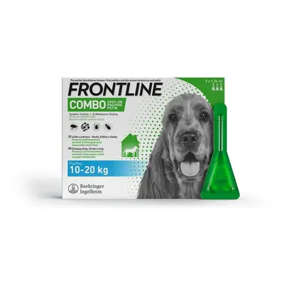 Frontline Combo Spot on Dog 10-20kg pipet.3x1.34ml