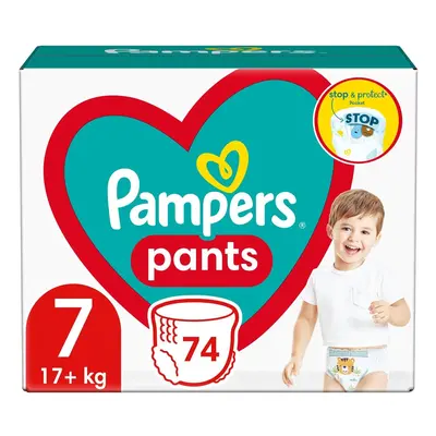 Pampers Pants plenkové kalhotky 7 (17+ kg)