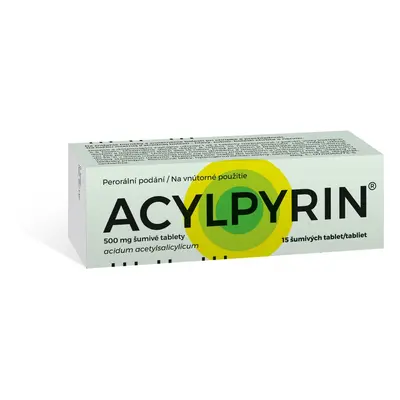 ACYLPYRIN 500MG šumivá tableta 15