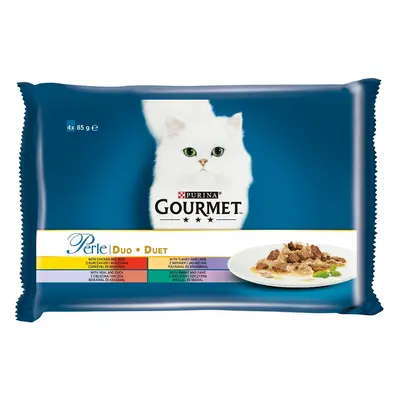 Gourmet Perle Masové duo pro kočky 4×85 g