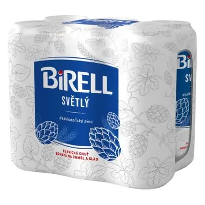 Birell Světlý 6×0,5 l plech