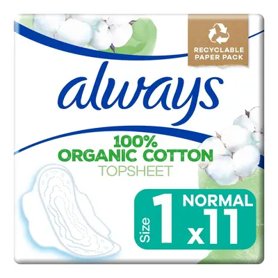 Always Cotton Protection Ultra Normal Hygienické vložky s křidélky