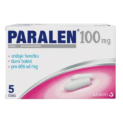 PARALEN 100MG čípek 5