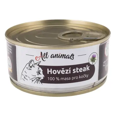 All Animals Hovězí steak pro kočky