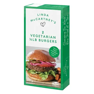 Linda McCartney's Vegetariánské placky s cibulí, mražené (2 ks)