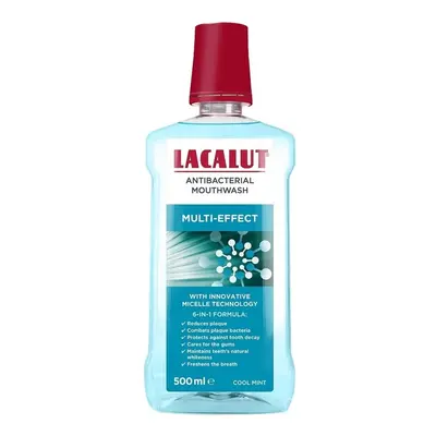 Lacalut Multi effect micelární ústní voda 500ml