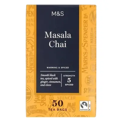 Marks & Spencer Černý čaj Masala chai 50 nálevových sáčků