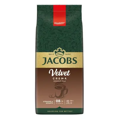 Jacobs Velvet Crema zrnková káva