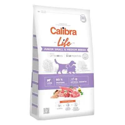 Calibra Dog Life granule pro mladé psy malých a středních plemen s jehněčím