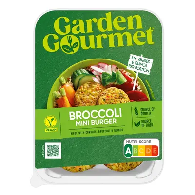 Garden Gourmet Veganský mini burger s brokolicí