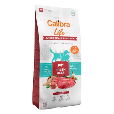 Calibra Dog Life granule pro mladé psy malých a středních plemen s hovězím