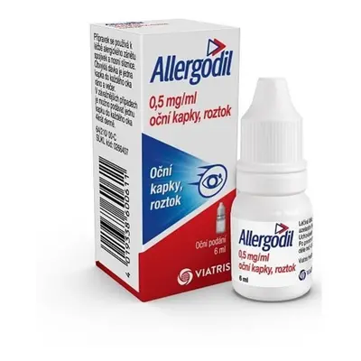 ALLERGODIL 0,5MG/ML Oční kapky, roztok 1X6ML