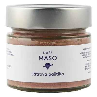 Naše maso Játrová paštika