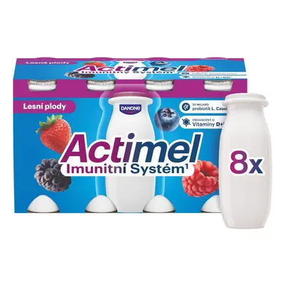 Actimel Probiotický nápoj lesní plody 8×100 g