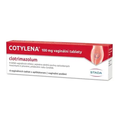 COTYLENA 100MG Vaginální tableta 6