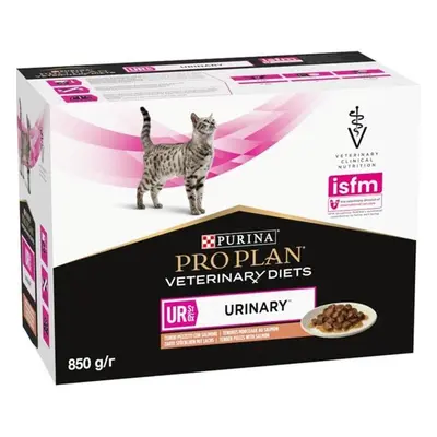 Pro Plan Veterinary Diets St/Ox Urinary Salmon krmivo pro kočky (10×85 g)