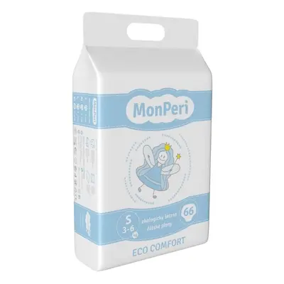 MonPeri EKO Jednorázové plenky comfort S (3–6 kg)