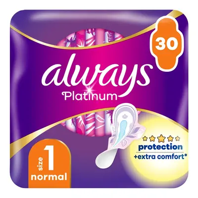 Always Platinum Normal Hygienické vložky s křidélky