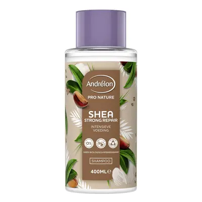 Andrelon Pro Nature Shea Strong Repair šampon pro obnovu a výživu poškozených vlasů