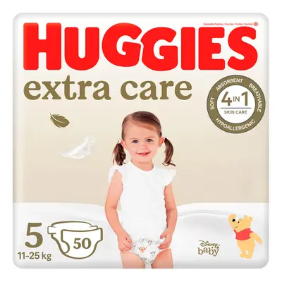 Huggies® Extra Care jednorázové plenky 5 (11–25 kg)