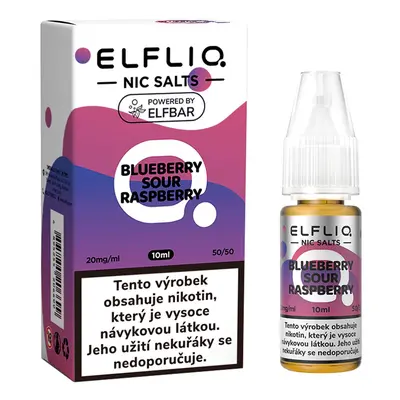 EFLIQ E-liquid Elf Bar borůvka a kyselá malina 20 mg