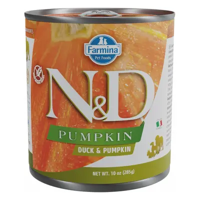 N&D Pumpkin konzerva pro psy s kachním a dýní